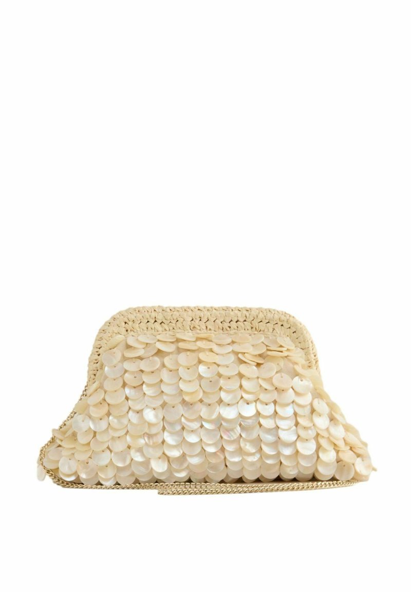 Lipsy SHELL - Pikkulaukku - cream