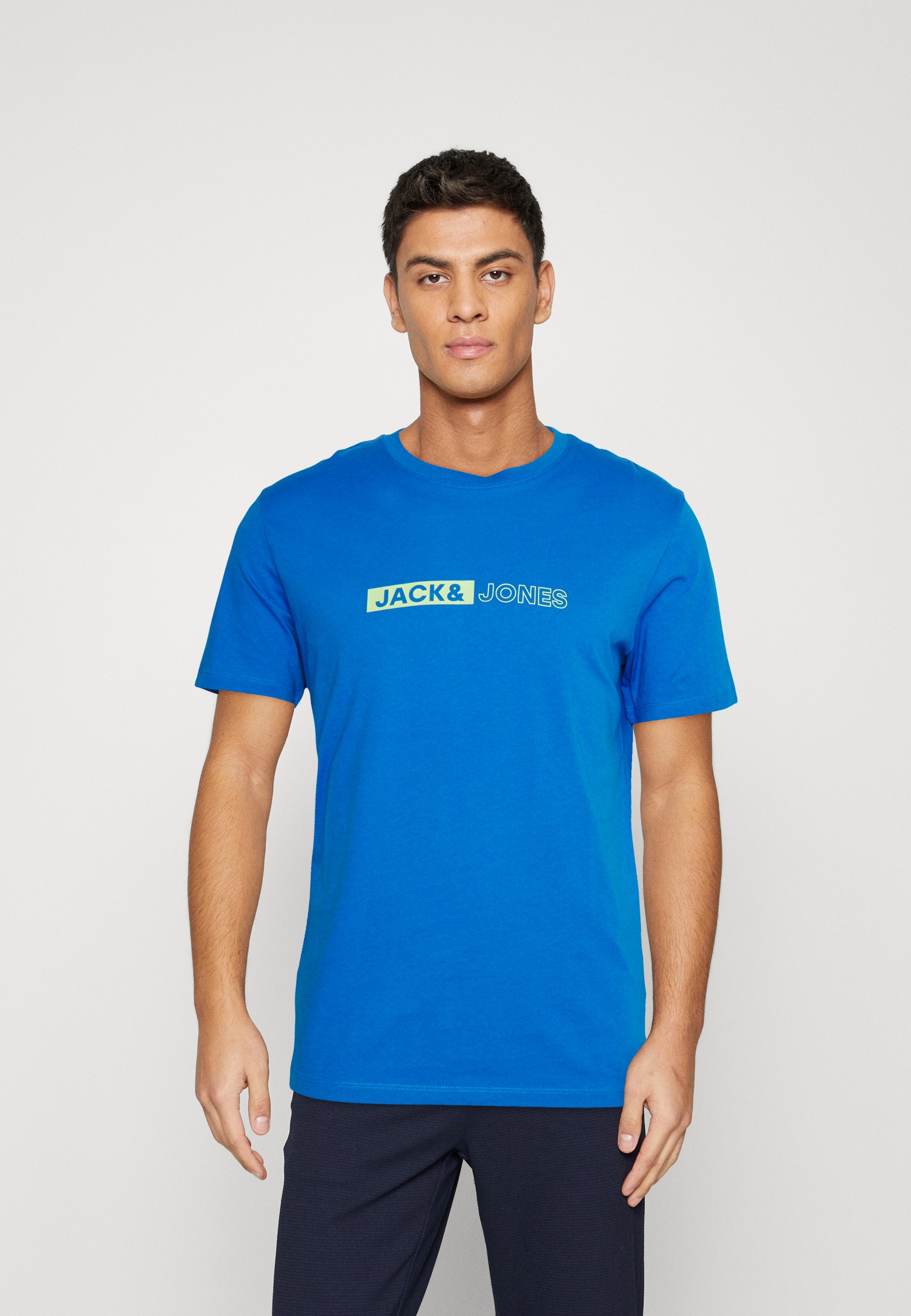 JACK & JONES Jcokinetic T-Shirt Uomo Maniche Corte Con Piccola Stampa | Girocollo | Casual