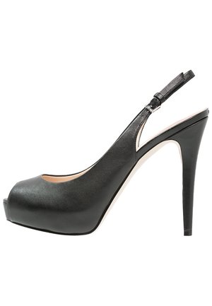 Guess Zapatos de tacón con punta abierta - black