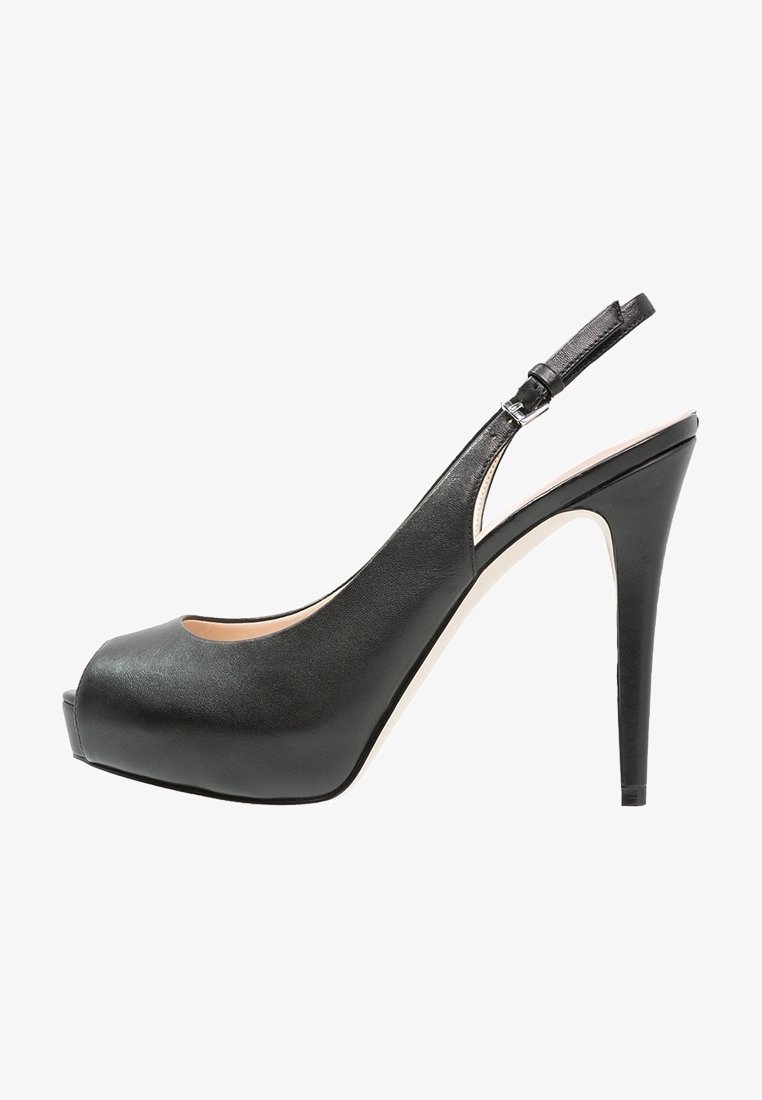 Guess Talons hauts à bout ouvert - black