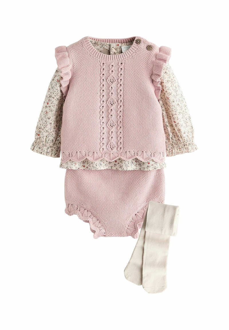 Next LONG SLEEVE SET  - REGULAR FIT - Pantaloni scurți - pink