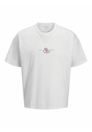 Jack & Jones, T-SHIRT T-SHIRT - Nyomott mintás póló - bright white