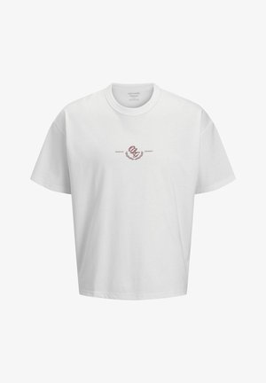 Jack & Jones, T-SHIRT T-SHIRT - Nyomott mintás póló - bright white