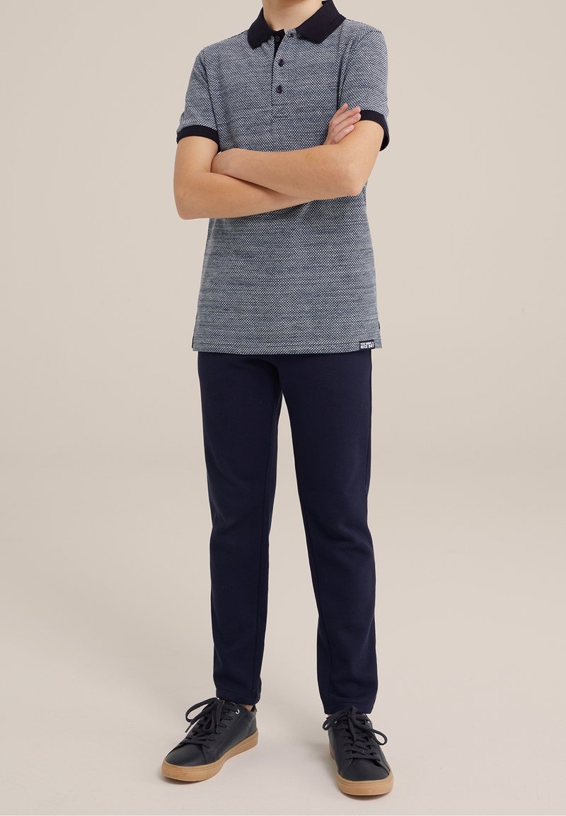 WE Fashion Tygbyxor - blue