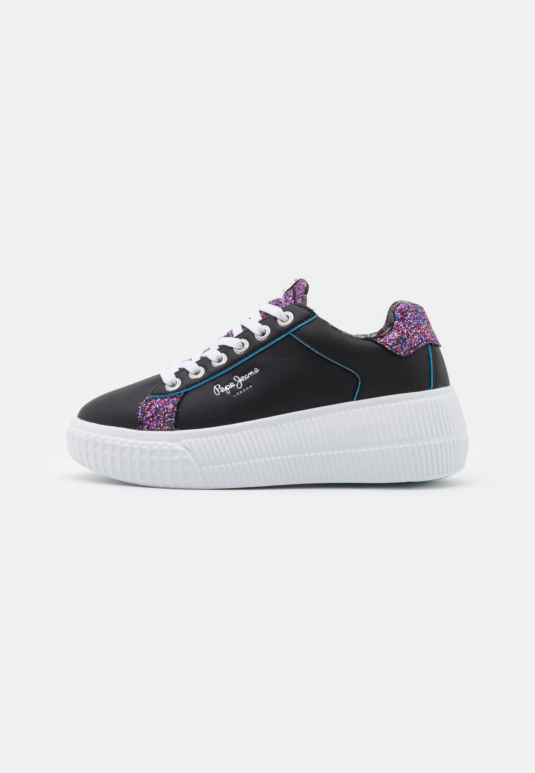 Pepe Jeans NEAL EDGE - Sneakers - black/vit - Zalando.se