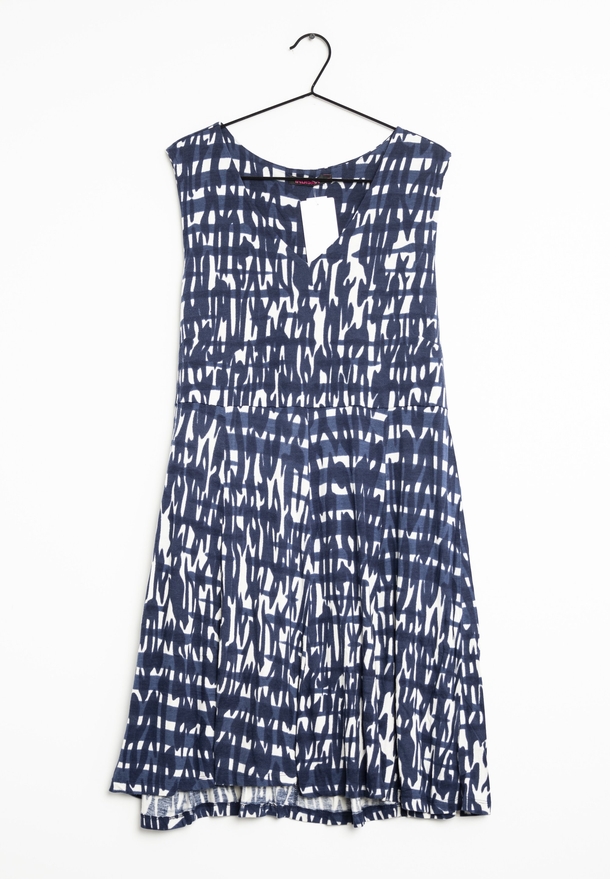 Mathématiques La Marque Etam Indiska Robe En Jersey Blue/bleu