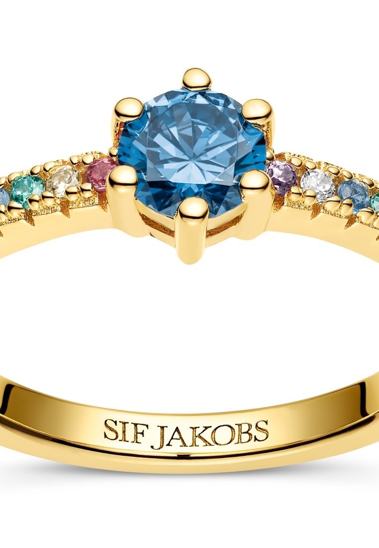 Sif Jakobs Jewellery ELLERA UNO GRANDE Ring rainbow and gold