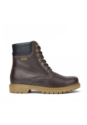 Botas con cordones - marron oscuro