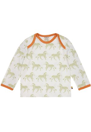 loud + proud DRUCK ZEBRA ASTER - Maglietta a manica lunga - grün