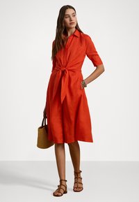 Lauren Ralph Lauren Petite WAKANA DAY DRESS - Haljina-majica - orange