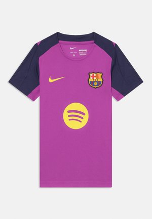 FC BARCELONA UNISEX - Apdrukāts T-krekls - vivid purple/imperial purple/gold-coloured