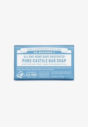 Dr. Bronner´s, DR. BRONNER'S BABY-MILD REINE SEIFE - Soap bar - transparent