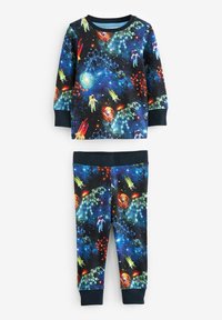Next SNUGGLE 3 PACK SET - Pyžamová súprava - navy blue purple space dinosaur