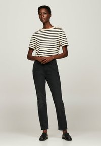 Tommy Hilfiger Print T-shirt - breton stp country ivory desert sky