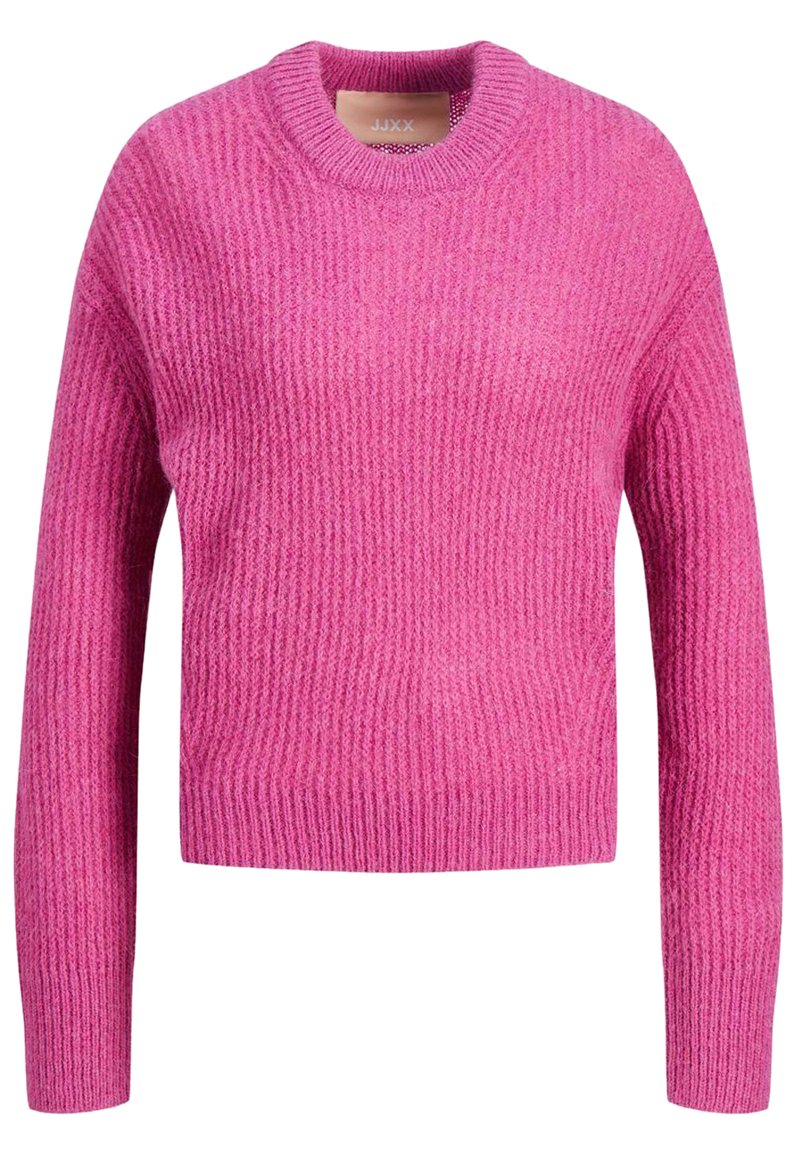 JJXX - JXEMBER LS FLUFFY CREW NECK  NOOS - Svetr - festival fuchsia, Zvětšit