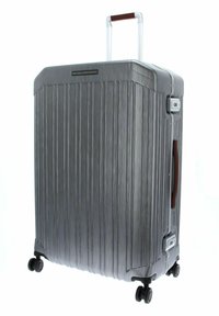 Piquadro LIGHT FRAME BIG SIZE HARDSIDE SPINNER - Trolley - black natural tan