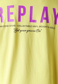 Replay Apdrukāts T-krekls - lemon yellow