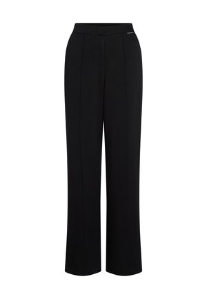 KARL LAGERFELD STRAIGHT-LEG - Trousers - black