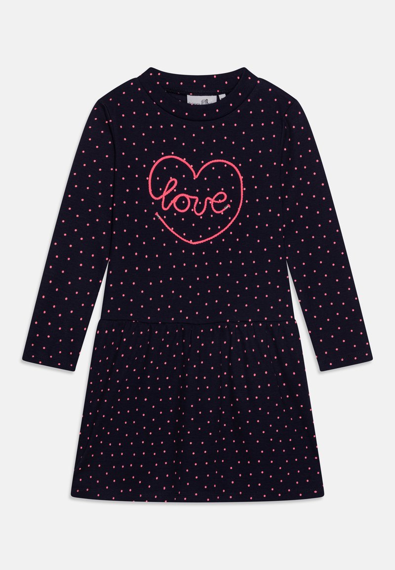 happy girls - EMBROIDERED DRESS - Jerseykjole - navy, Forstørre