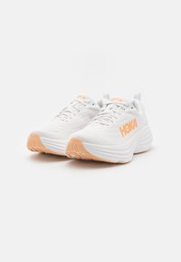 HOKA BONDI 8 - Tekaški copati za cesto - white/cantaloupe
