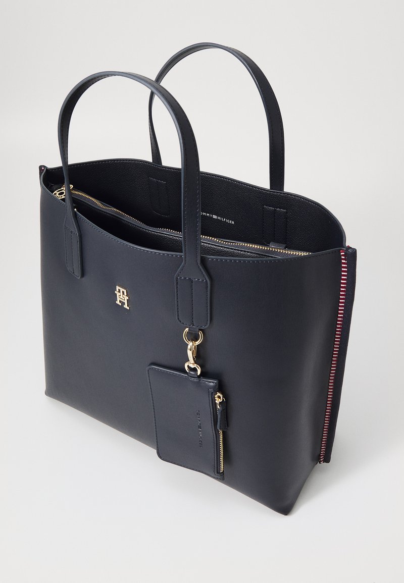 Tommy Hilfiger DISTINCT SATCHEL Bolso shopping space blue/azul