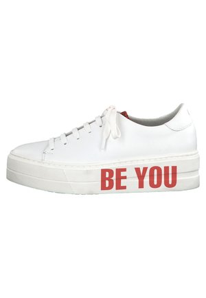 Trainers - white/red