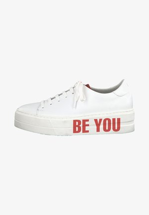 Tamaris Trainers - white/red