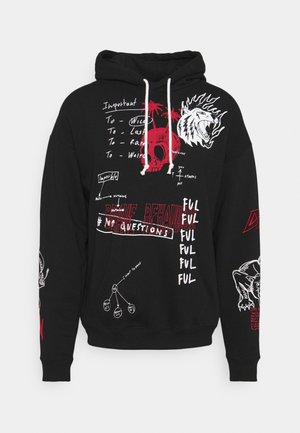 Diesel Mikina s kapucí - black