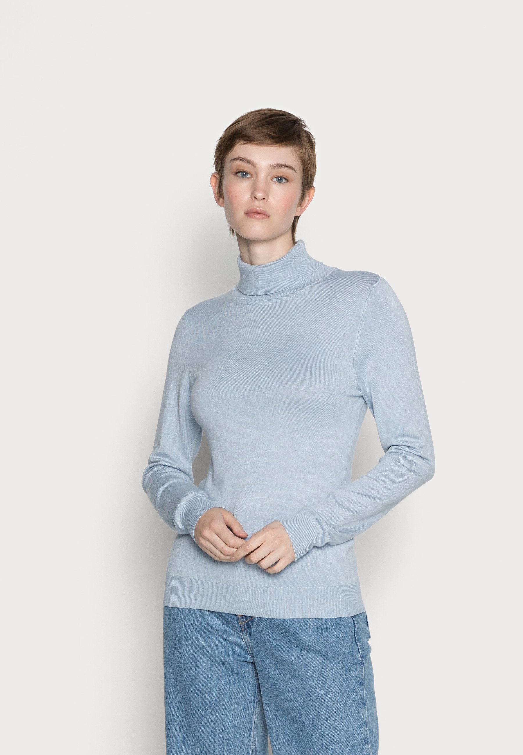 periwinkle turtleneck