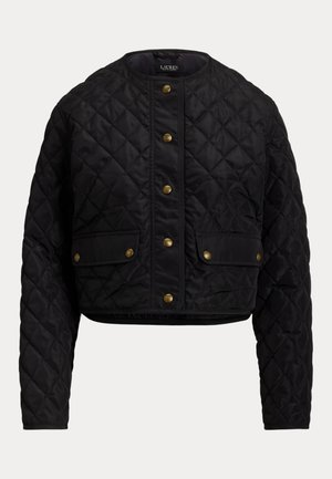 Lauren Ralph Lauren, DIAMOND-QUILTED CROPPED JACKET - Ελαφρύ μπουφάν - black