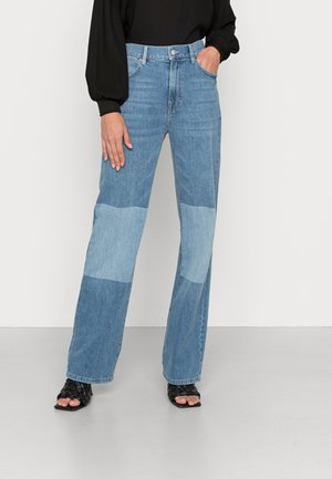 MIA CONTRAST WASH LA FAYETTE - Calças de ganga de perna direita - denim blue
