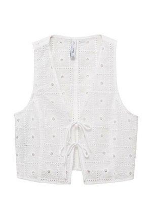 Mango Waistcoat - white