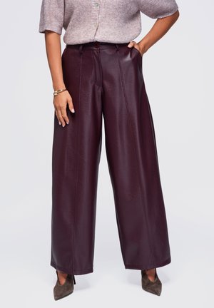 Ombre, PANTS OW-PA-E0023 - Pantalon classique - burgundy