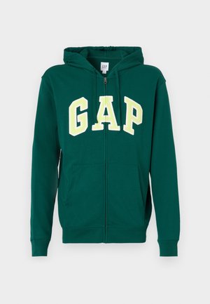 GAP HERITAGE LOGO - Zip-up sweatshirt - rain forest
