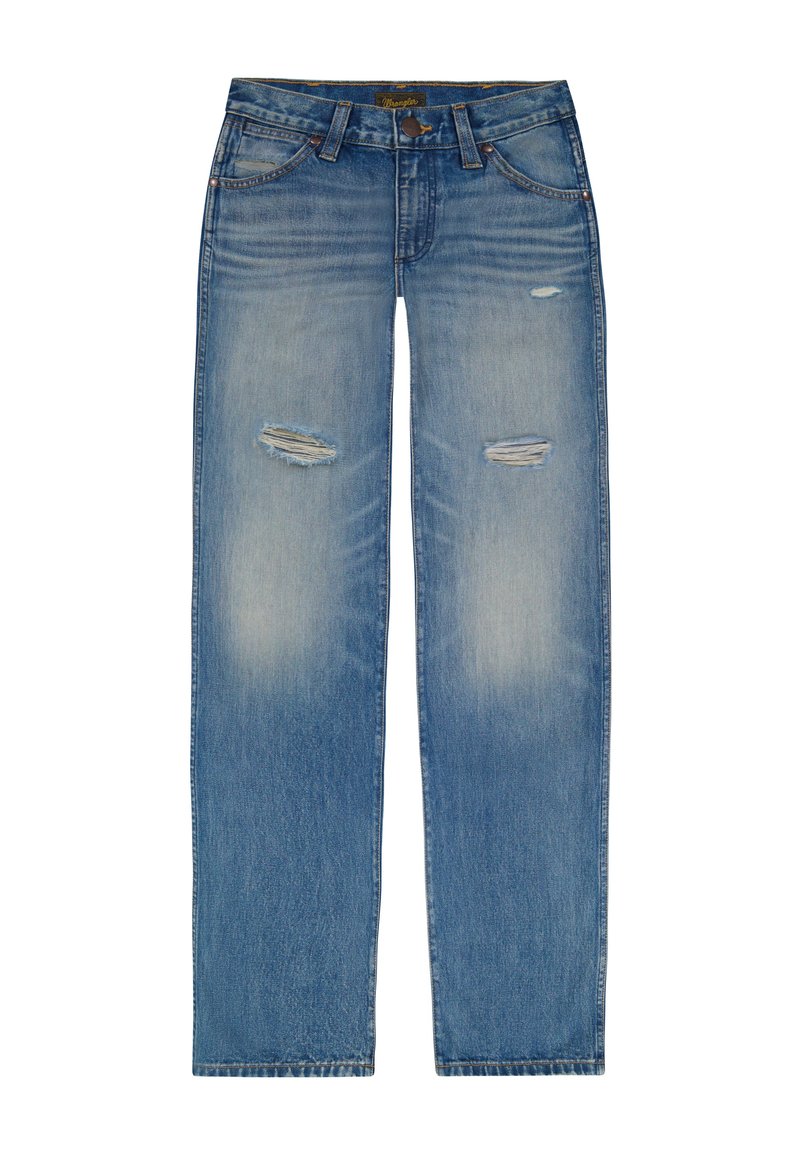 Wrangler LOW RISE COWBOY - Straight leg jeans - blue denim - Zalando.co.uk