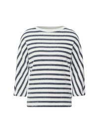 GESTREIFTES FEDERGARN - Trui - blau