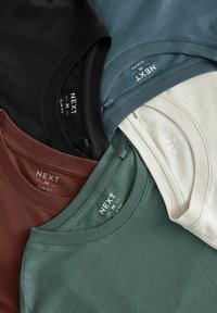 Next 5 PACK  - Top dugih rukava - black green navy brown grey