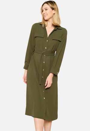 LolaLiza WITH BELT - Blusenkleid - khaki med