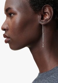 AllSaints SERPENT THREADER - Earrings - silver-coloured