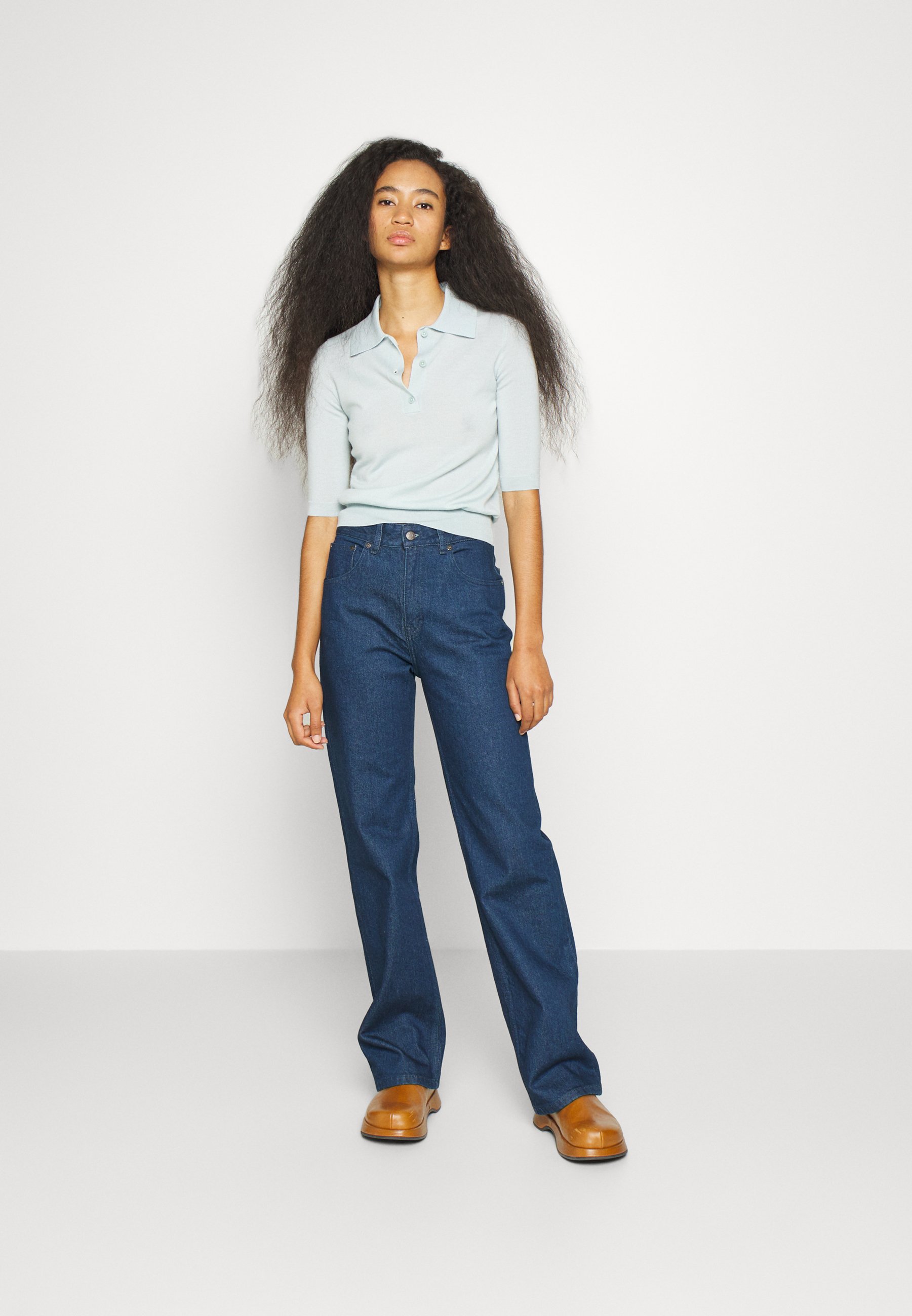 Filippa K ELIZA - Straight leg jeans - ocean blue/blauw - Zalando.nl