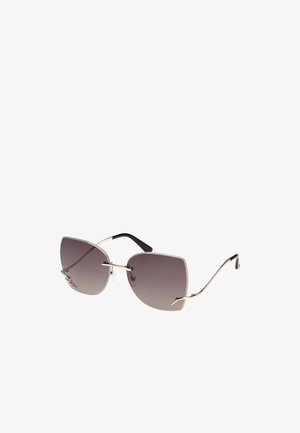 Guess Lunettes de soleil - gold / gradient brown