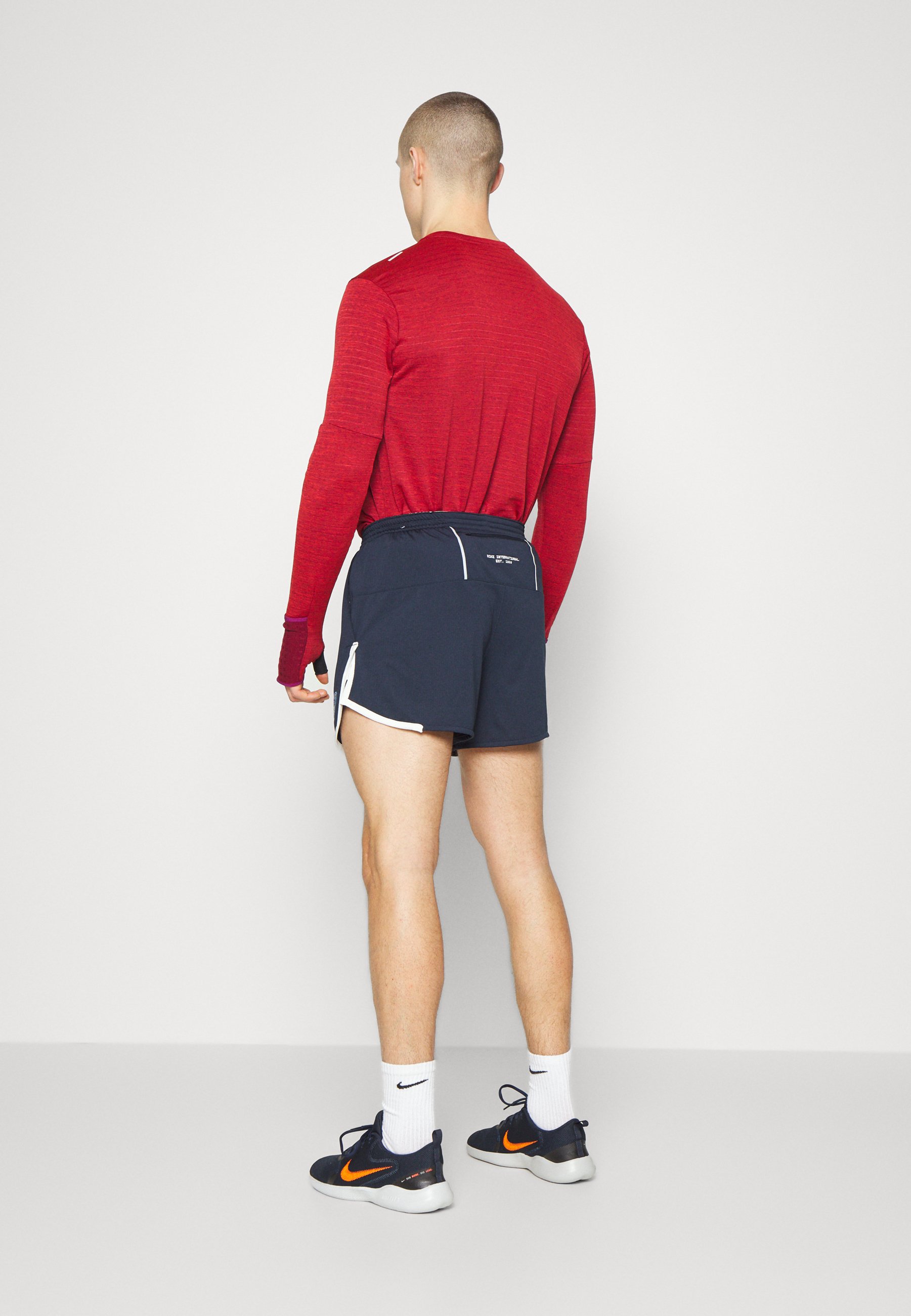 Nike Performance SHORT - kurze Sporthose - dark obsidian/sail/dunkelblau -  Zalando.de