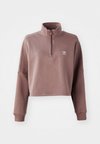 HALF ZIP - Sweatshirt - trace brown