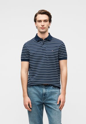 REGULAR - Poloshirts - carbon navy/ivory petal