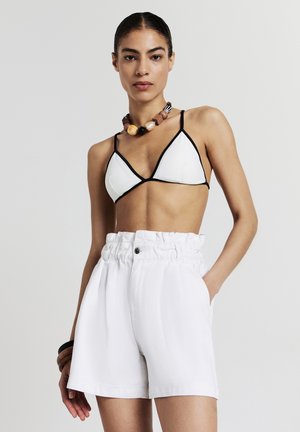 Denim shorts - bianco