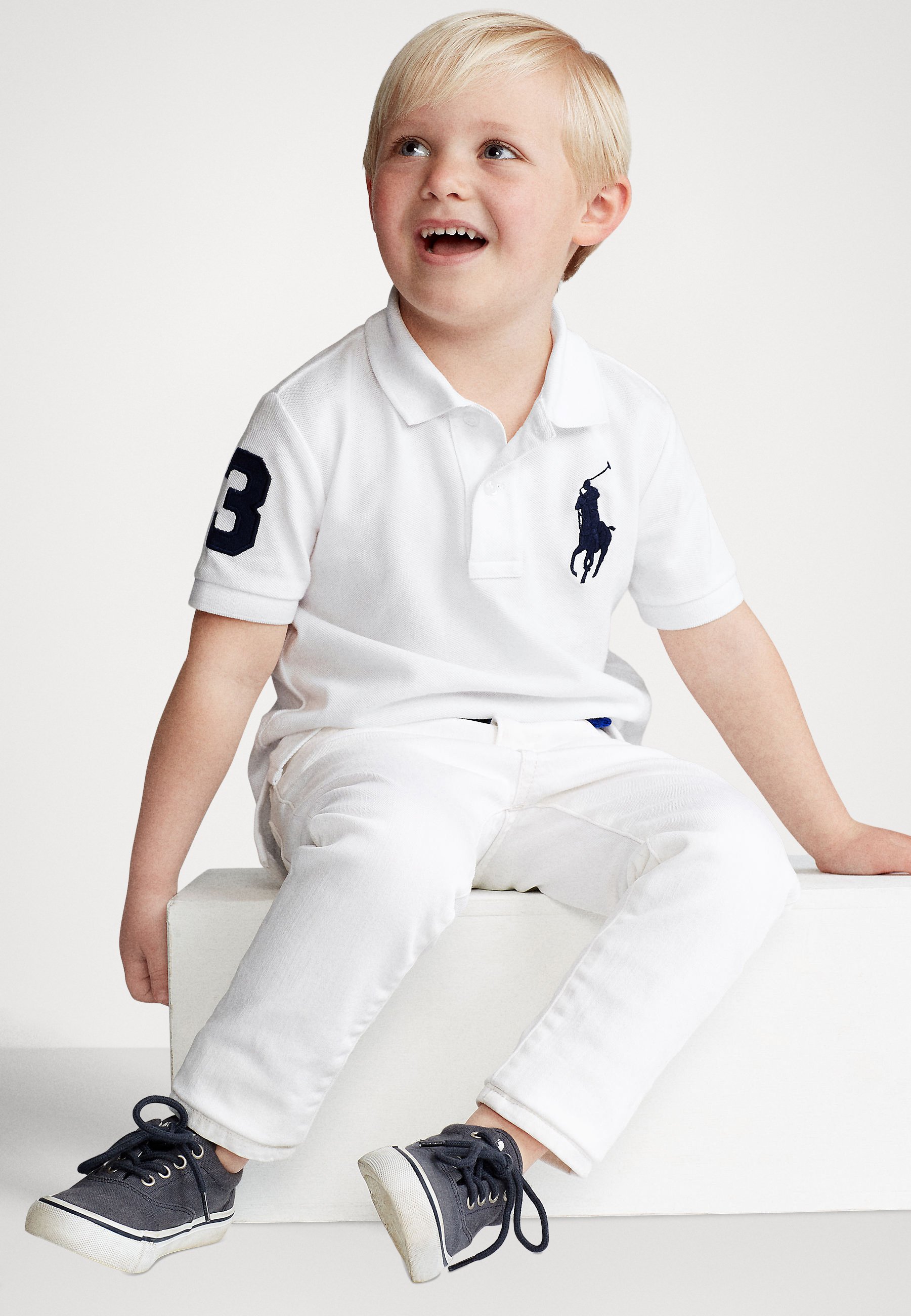 Polo Ralph Lauren BIG PONY COTTON POLO SHIRT - Bluză polo - white
