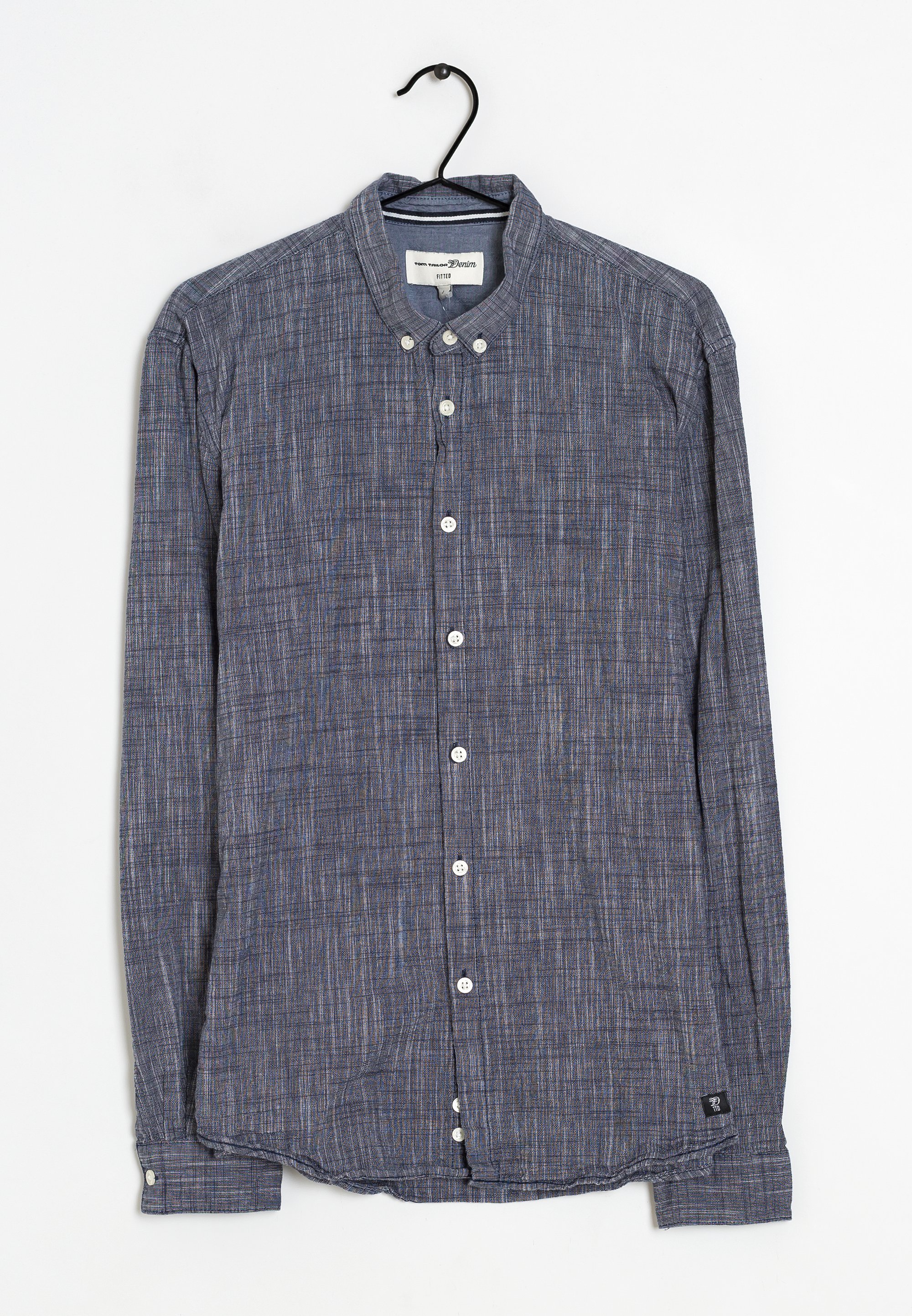TOM TAILOR DENIM Chemise grey blue/gris (Seconde main) ZALANDO