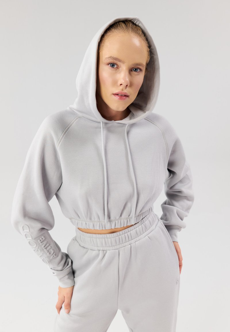 Even&Odd active - Sweatshirt - mottled light grey, Vergrößern