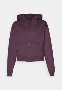 COZY FULL ZIP HOODIE - Mikina so zipsom - deep plum