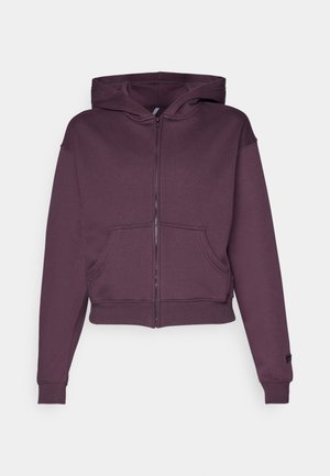 Fabletics COZY FULL ZIP HOODIE - Sweatjacke - deep plum